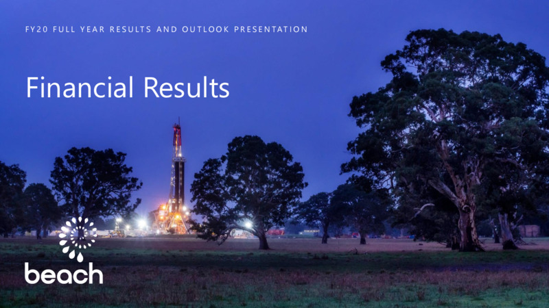 FY20 Results and Outlook Presentation – Beach Energy Limited – slide 10