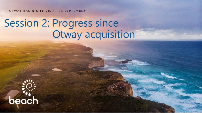 Otway Basin Site Visit Presentation – Beach Energy Limited – slide 14
