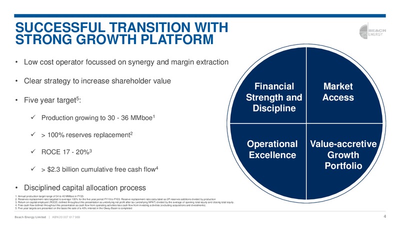 2018 Asia Roadshow Presentation – Beach Energy Limited – slide 3