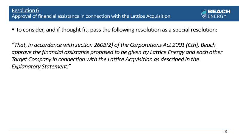 Annual General Meeting November 2017 – Beach Energy Limited – slide 35