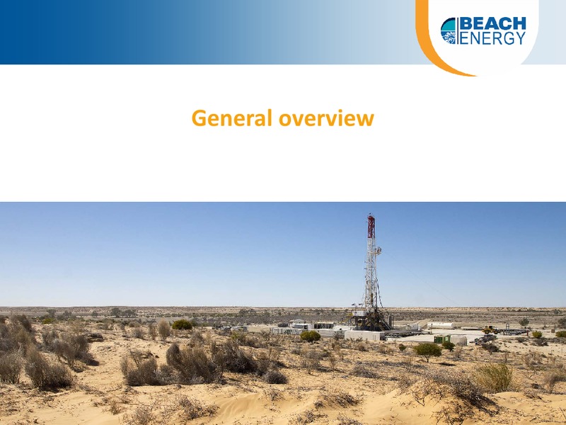 Citis 6th Annual Australian Investment Conference – Beach Energy Limited – slide 2