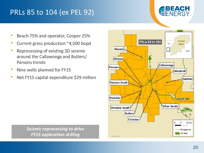 Citis 6th Annual Australian Investment Conference – Beach Energy Limited – slide 19