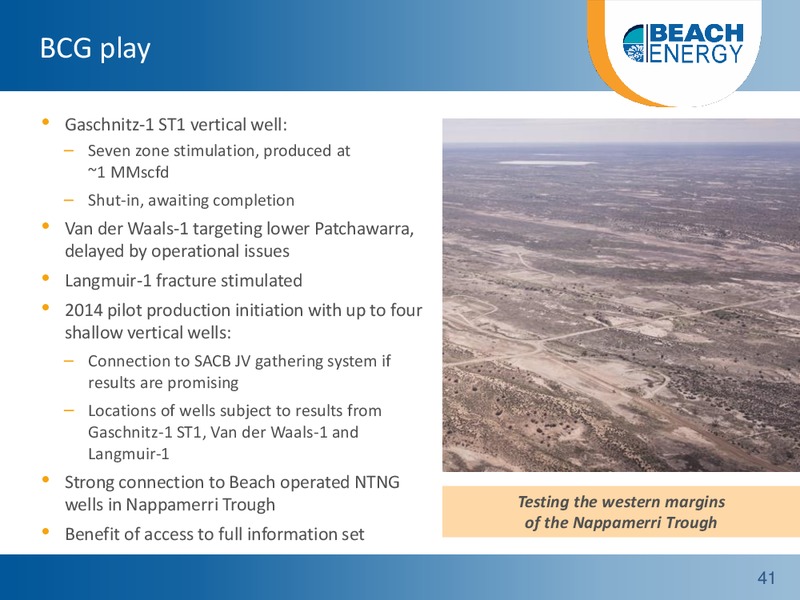 Non Deal Roadshow Presentation – Beach Energy Limited – slide 40