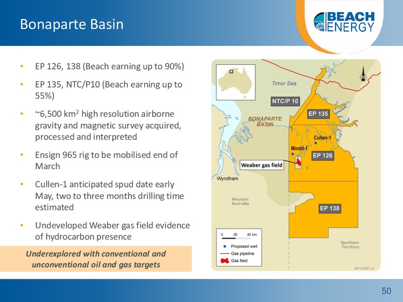 Non Deal Roadshow Presentation – Beach Energy Limited – slide 49