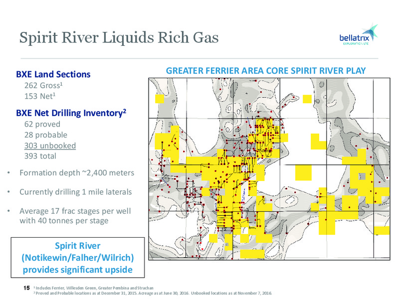 January 2017 Investor Presentation – Bellatrix Exploration Ltd. – slide 14