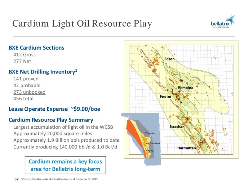 May 2016 Corporate Presentation – Bellatrix Exploration Ltd. – slide 31