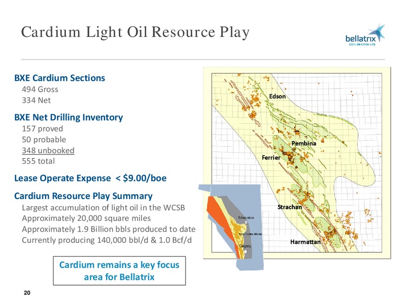 MAY 2015 ANNUAL GENERAL MEETING – Bellatrix Exploration Ltd. – slide 19