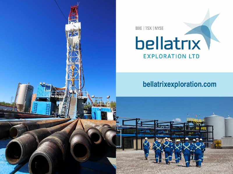August 2017 Corporate Presentation – Bellatrix Exploration Ltd. – slide 31