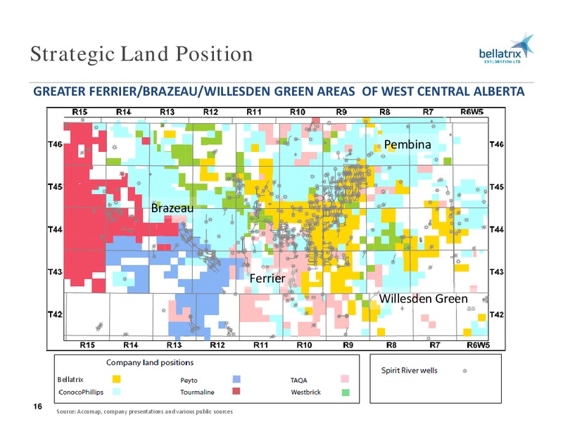August 2016 Corporate Presentation – Bellatrix Exploration Ltd. – slide 15