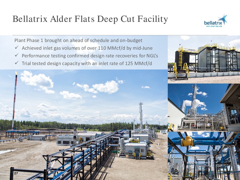 September 2015 Investor Presentation – Bellatrix Exploration Ltd. – slide 26