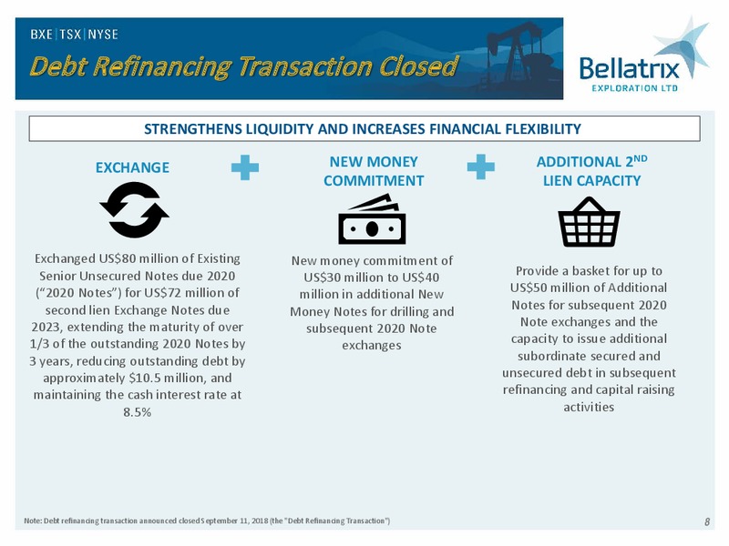 October 2018 Corporate Presentation – Bellatrix Exploration Ltd. – slide 7