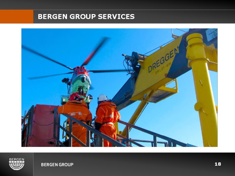 Q1 2012 EARNINGS CALL – Bergen Group – slide 17