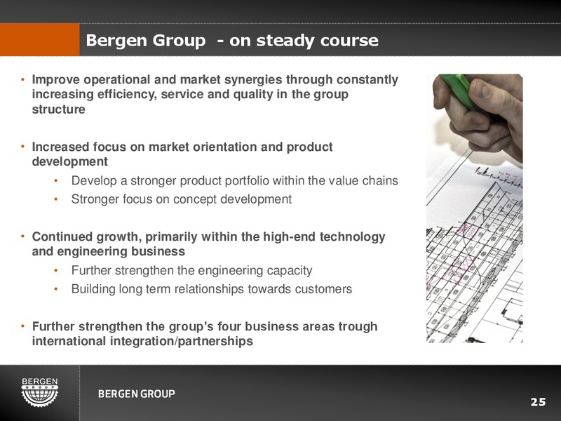 Q2 2010 EARNINGS CALL – Bergen Group – slide 24