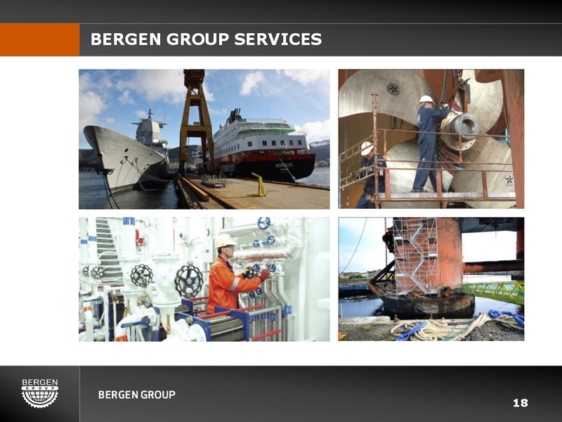Q3 2011 EARNINGS CALL – Bergen Group – slide 17