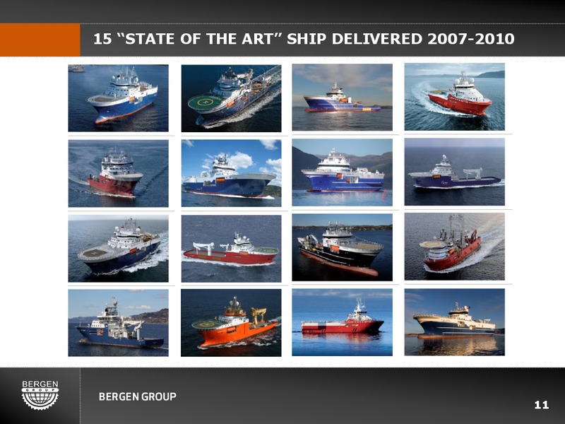 Q3 2010 INVESTOR PRESENTATION – Bergen Group – slide 10