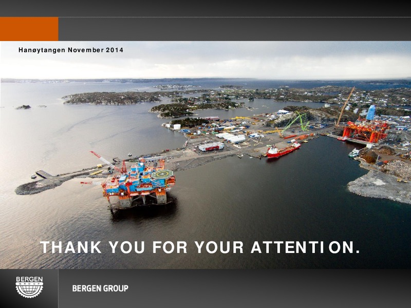 Q3 2014 PRESENTATION – Bergen Group – slide 17