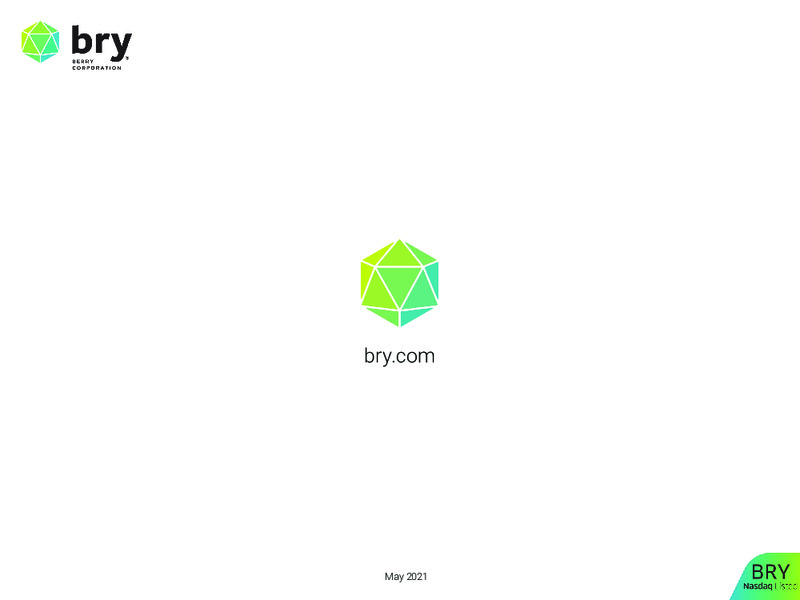 May 2021 Investor Presentation – Berry Corporation – slide 29