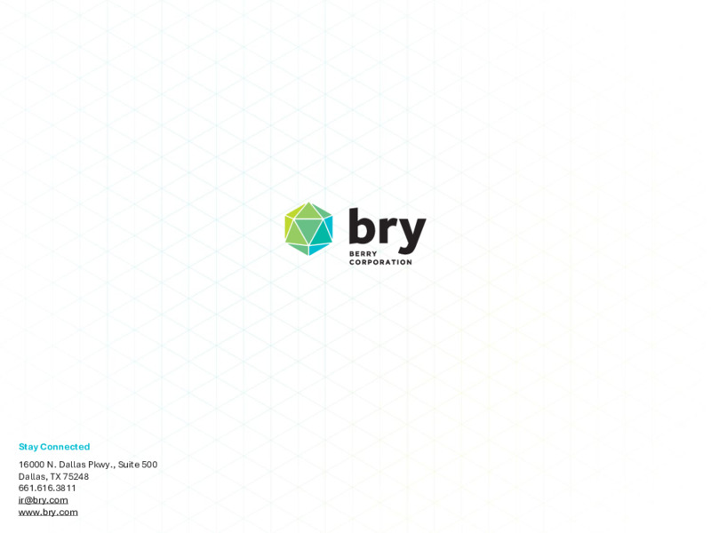 May 2025 Investor Presentation – Berry Corporation – slide 29