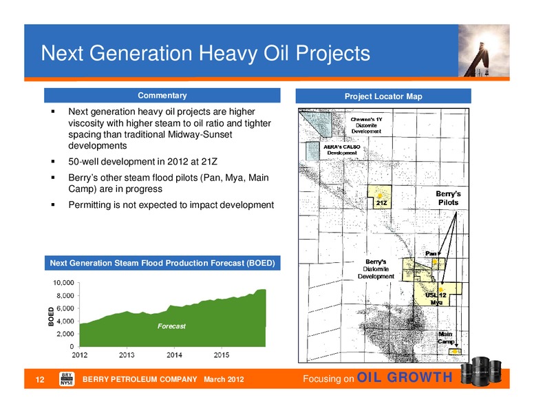 Company Update – Berry Petroleum Company – slide 11