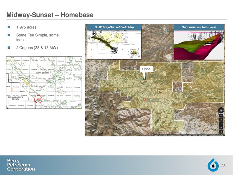 Technical Presentation – Berry Petroleum Corp. – slide 22