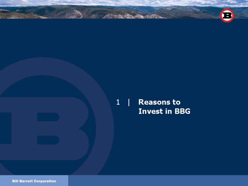 The Pritchard Capital Partners 9th Annual Energize Conference 2012 – Bill Barrett Corp. – slide 4