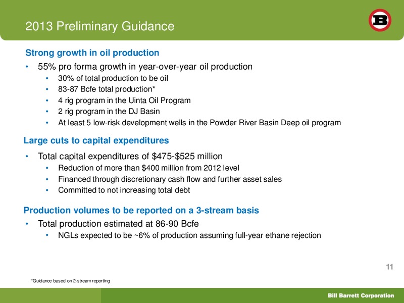 Goldman Sachs Global Energy Conference 2013 – Bill Barrett Corp. – slide 10