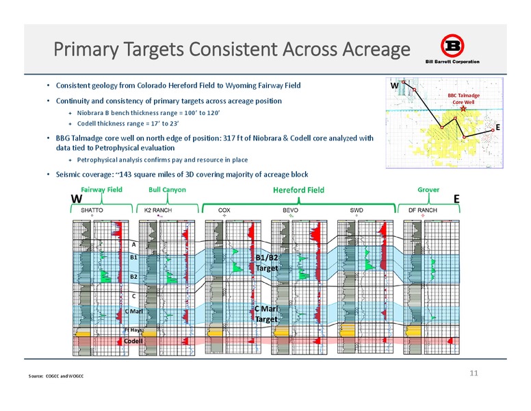 January 2018 Corporate Presentation – Bill Barrett Corp. – slide 10