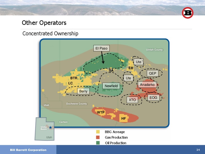 JANUARY 2012 INVESTOR DAY – Bill Barrett Corp. – slide 23