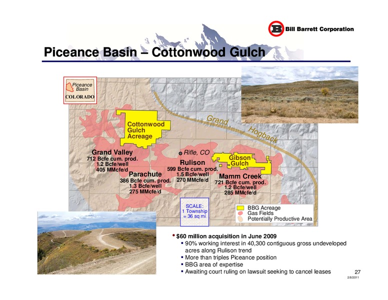Credit Suisse Group Energy Summit – Bill Barrett Corp. – slide 26