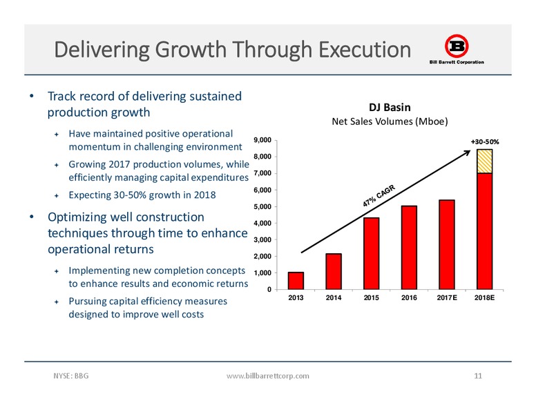 Scotia Howard Weil 45th Annual Energy Conference – Bill Barrett Corp. – slide 8