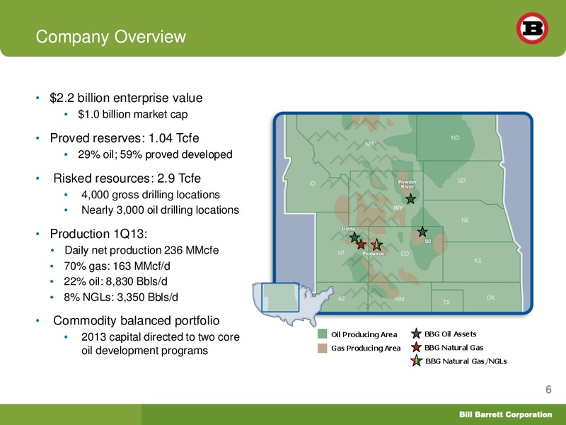 Shareholder Analyst Call – Bill Barrett Corp. – slide 5