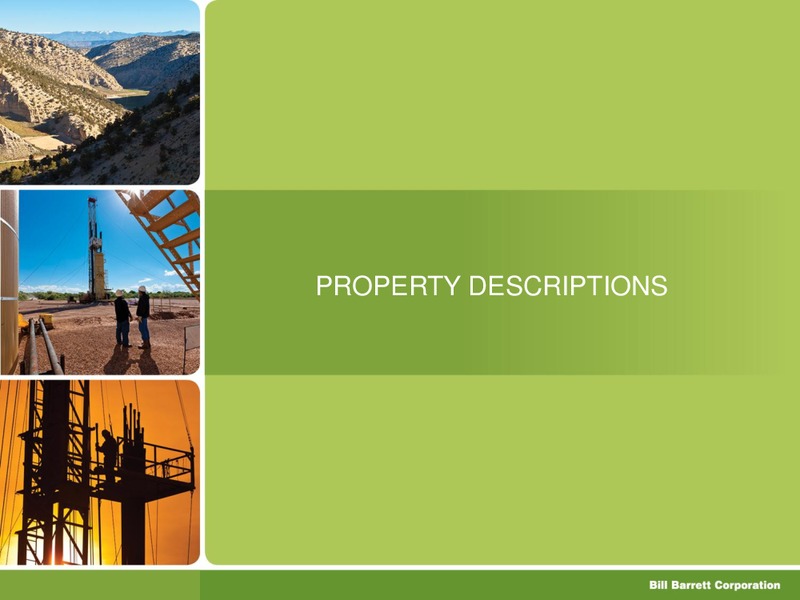 Shareholder Analyst Call – Bill Barrett Corp. – slide 12