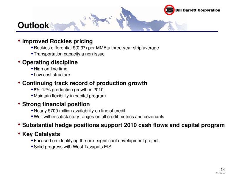 Annual General Meeting – Bill Barrett Corp. – slide 33