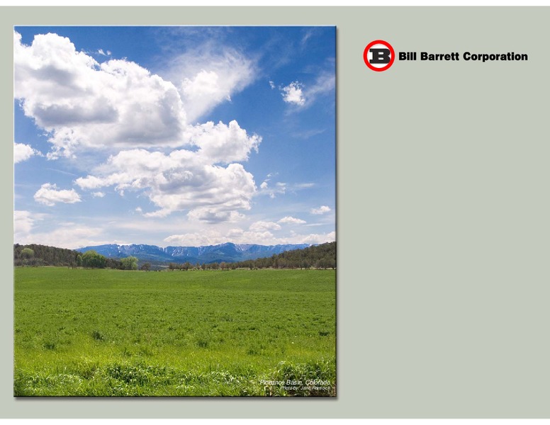 Annual General Meeting – Bill Barrett Corp. – slide 34