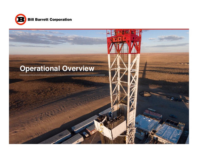 May 2017 Corporate Update – Bill Barrett Corp. – slide 8