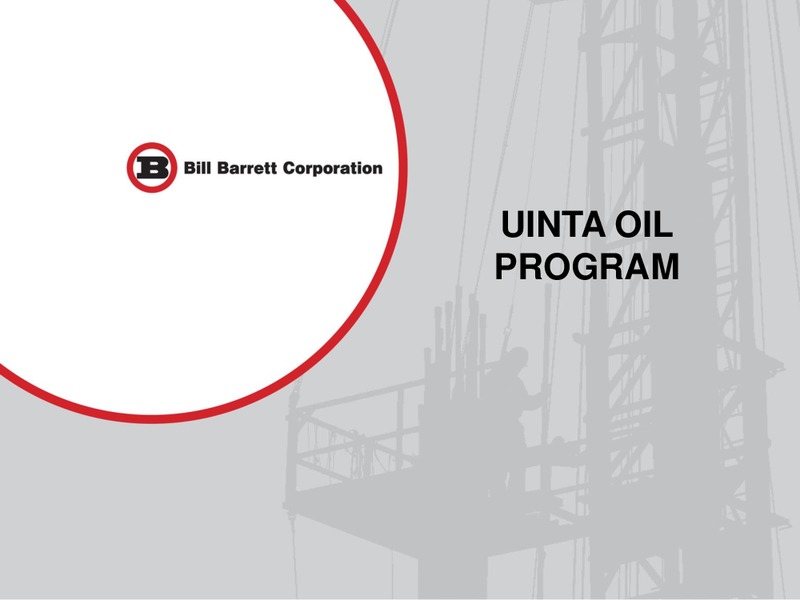 JUNE 2015 CORPORATE PRESENTATION – Bill Barrett Corp. – slide 20
