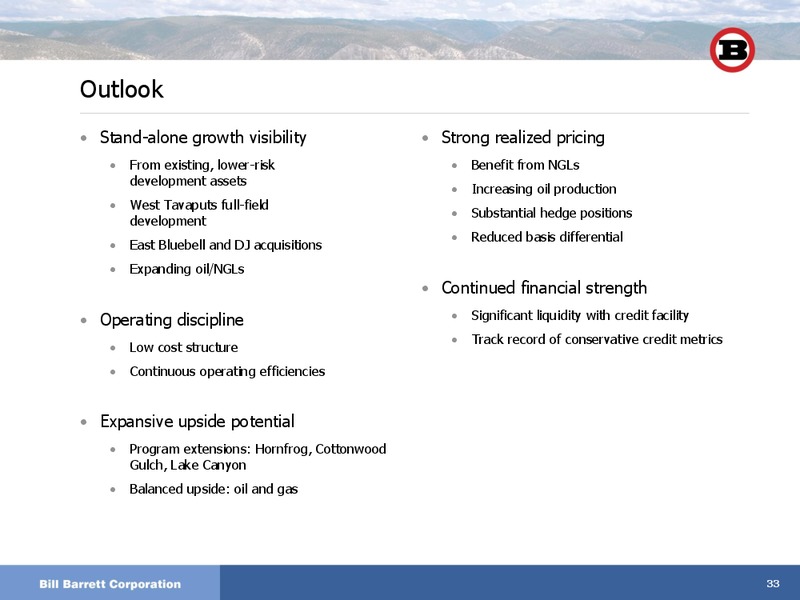 EnerComs The Oil and Gas Conference 2011 – Bill Barrett Corp. – slide 32
