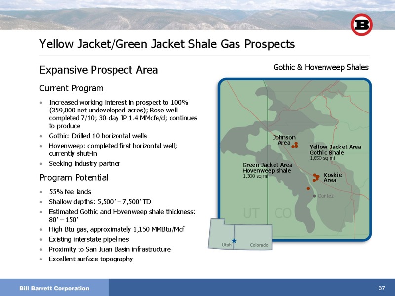 EnerComs The Oil and Gas Conference 2011 – Bill Barrett Corp. – slide 36