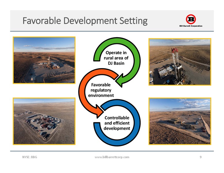 October 2017 Corporate Presentation – Bill Barrett Corp. – slide 8