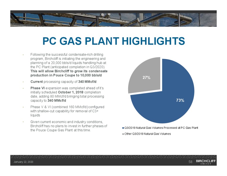 January 2020 Investor Presentation – Birchcliff Energy Ltd. – slide 57