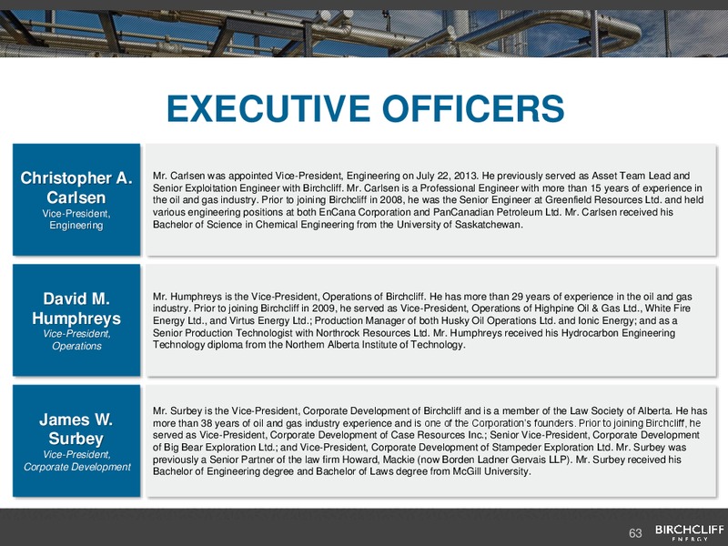 February 2017 Corporate Presentation – Birchcliff Energy Ltd. – slide 62
