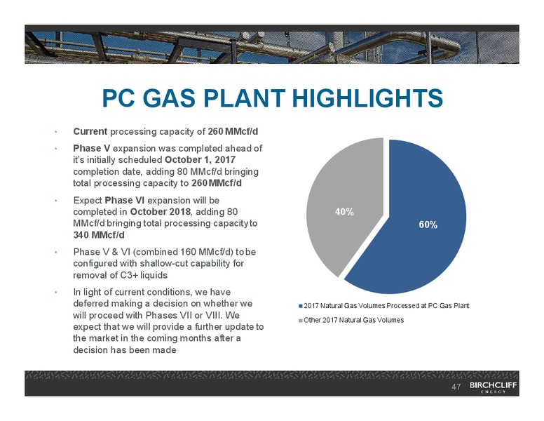 February 2018 Corporate Presentation – Birchcliff Energy Ltd. – slide 46