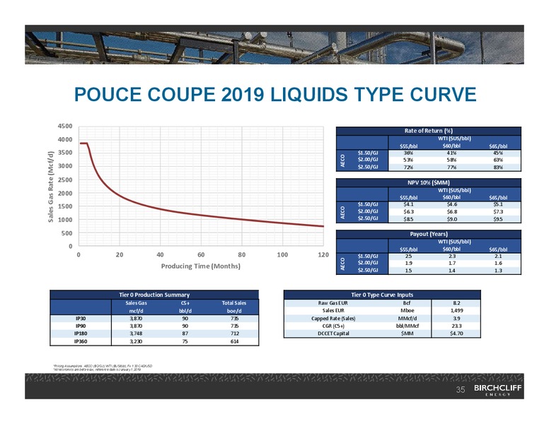 March 2019 Investor Presentation – Birchcliff Energy Ltd. – slide 34