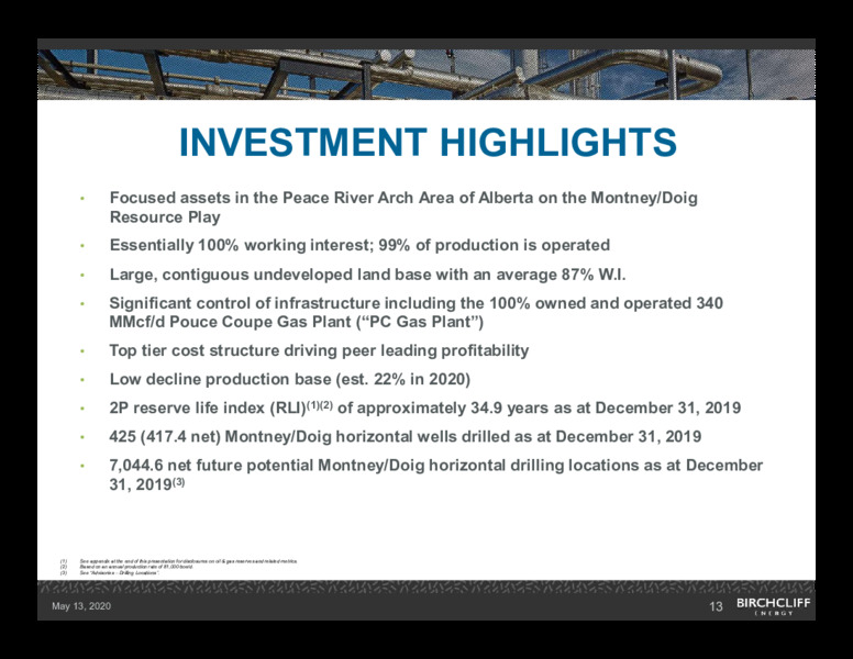 1Q 2020 Earnings Presentation – Birchcliff Energy Ltd. – slide 12