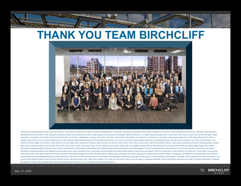 1Q 2020 Earnings Presentation – Birchcliff Energy Ltd. – slide 76