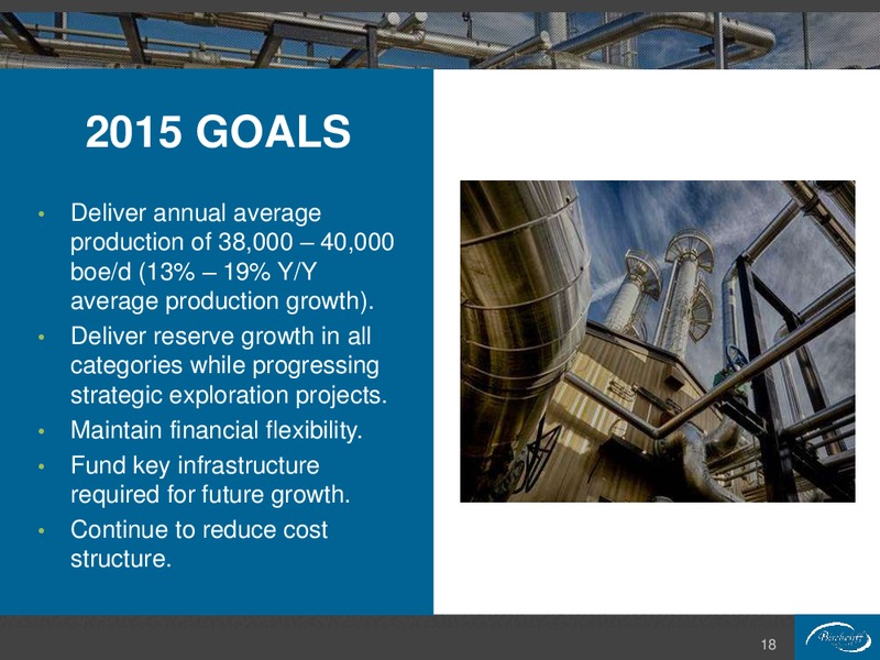May 2015 Corporate Presentation – Birchcliff Energy Ltd. – slide 18