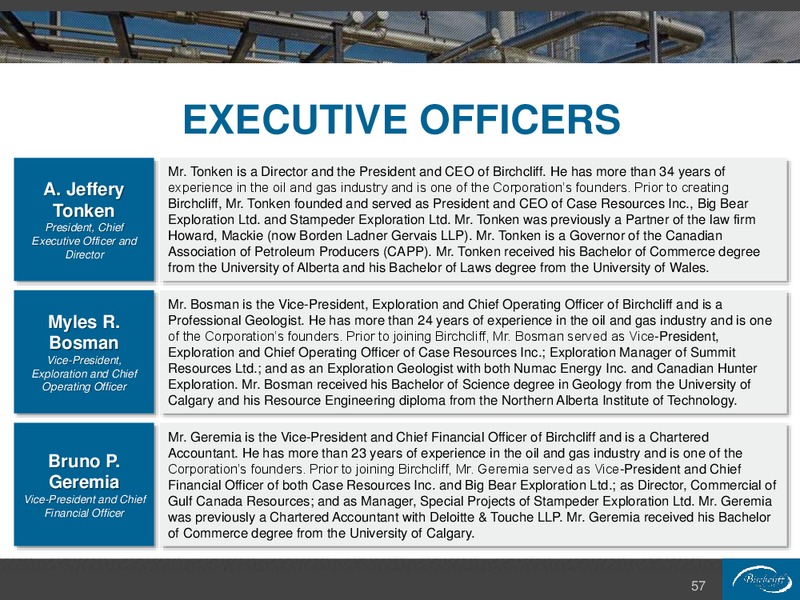 May 2015 Corporate Presentation – Birchcliff Energy Ltd. – slide 57