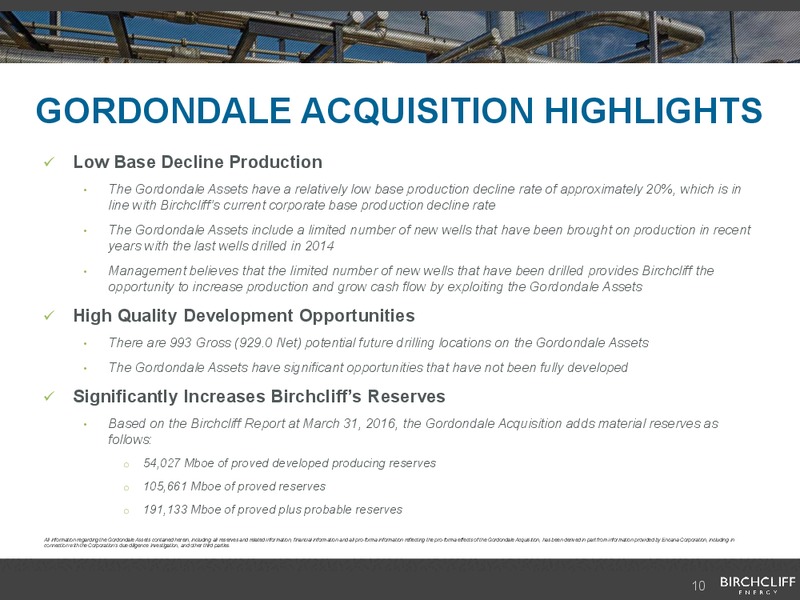 August 2016 Corporate Presentation – Birchcliff Energy Ltd. – slide 9
