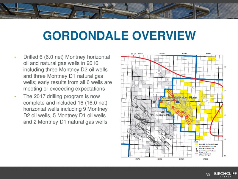 November 2017 Corporate Presentation – Birchcliff Energy Ltd. – slide 29