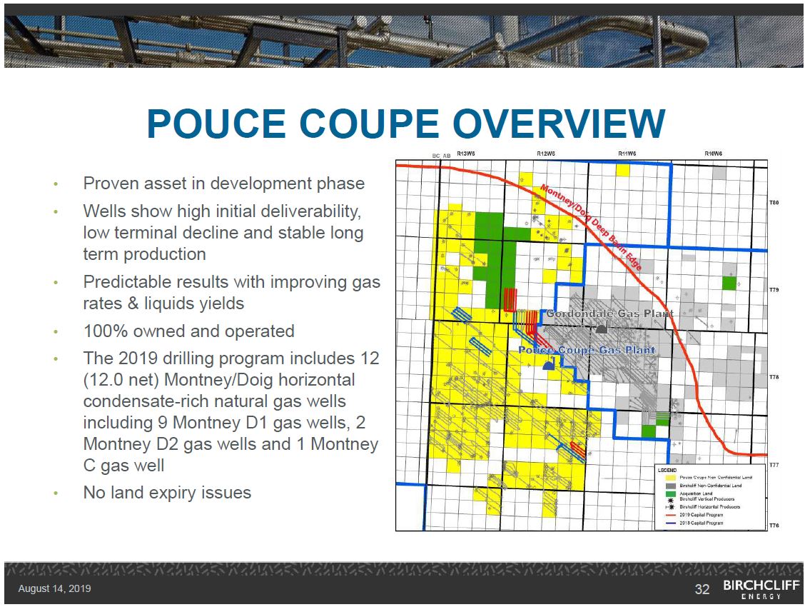 August 2019 Corporate Presentation – Birchcliff Energy Ltd. – slide 31